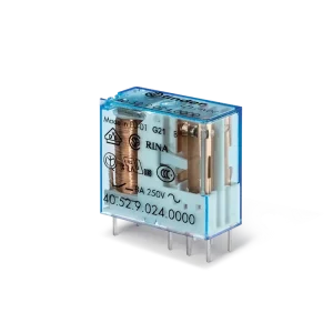Bestseller | Relé 48V DC, DPDT, 8A, Finder 40.52.9.048.5000