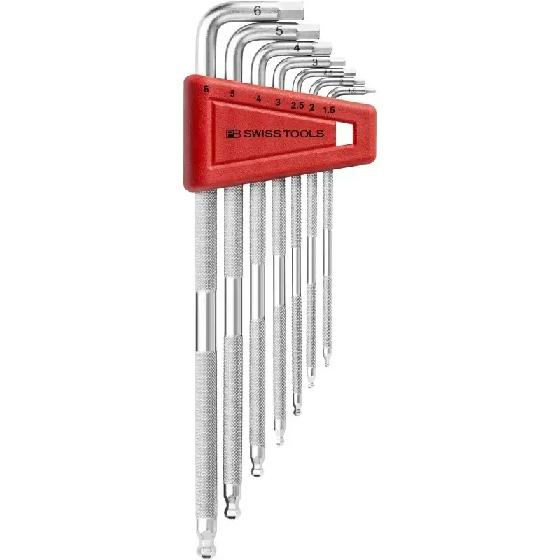 Sada imbus klíčů, vroubkovaných, kulová hlava SAFETY, PB Swiss Tools, PB 3212.LH - Končí brzy