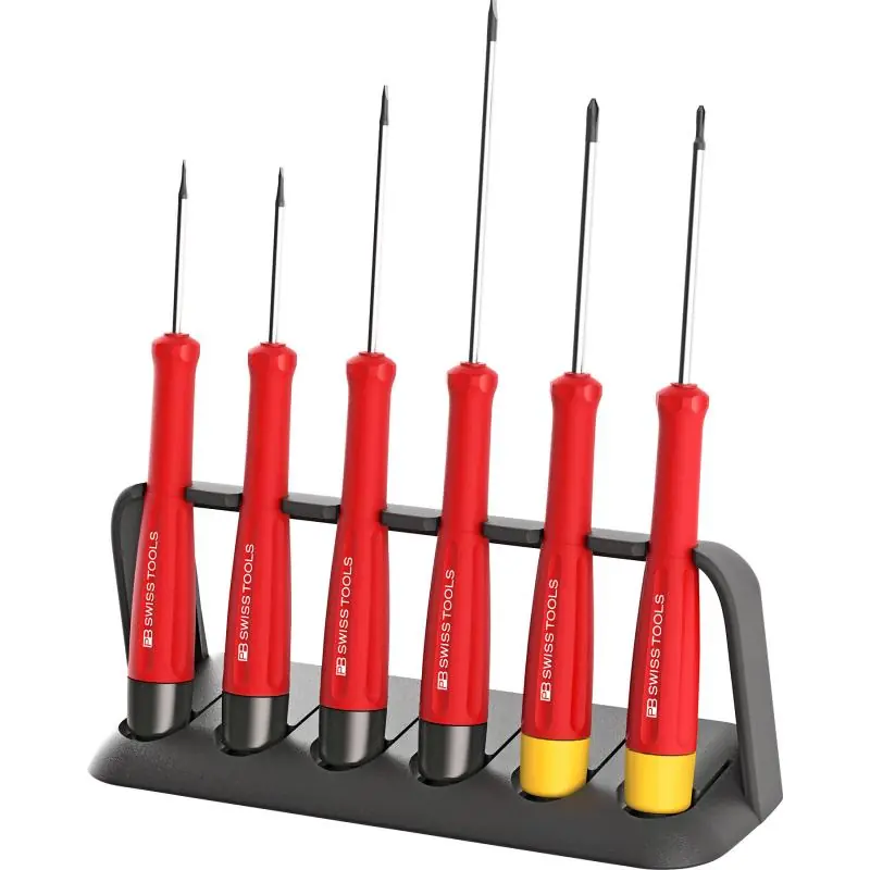 Velmi žádaný produkt | Sada elektronických šroubováků 6 ks, plochý/PH, PB Swiss Tools, PB8641