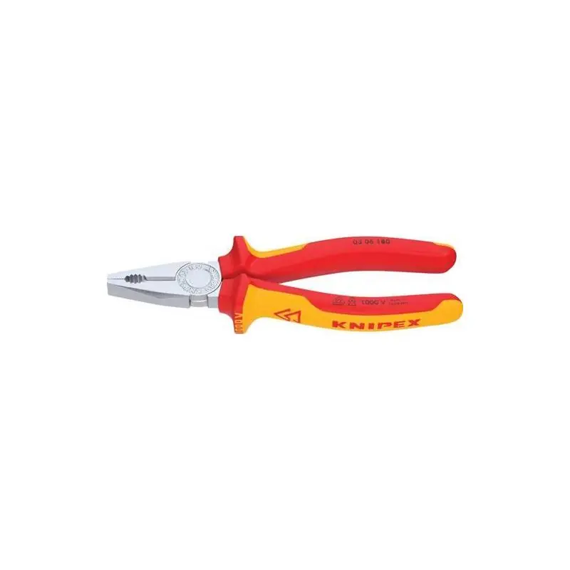 Kombinované kleště VDE 180 mm tvrdý drát 1800N/ mm2 KNIPEX | Skladem