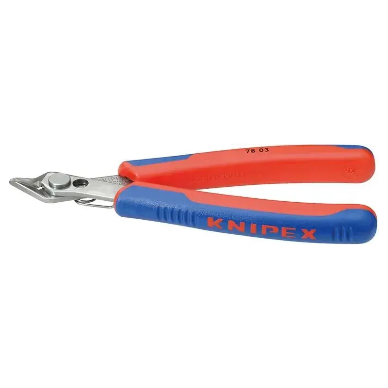 Vysoká kvalita - Boční štípací kleště pro elektroniku Super Knips tvar 0 KNIPEX 78 03