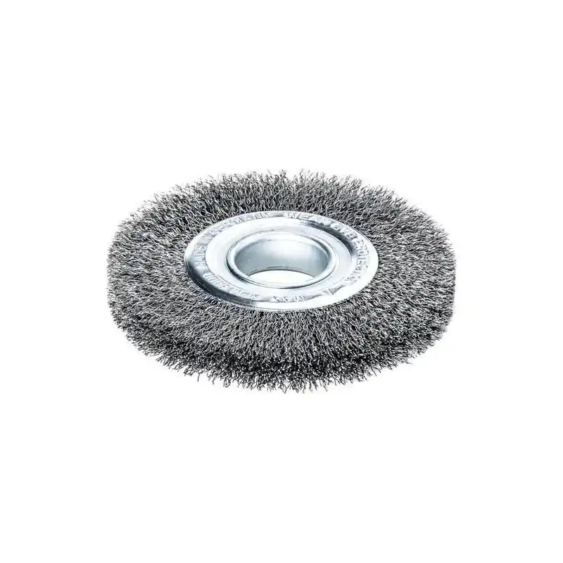 Akční nabídka - Kulatý kartáčový ocelový drát LESSMANN 150x23/25 mm, krimpovaný 0,3 mm