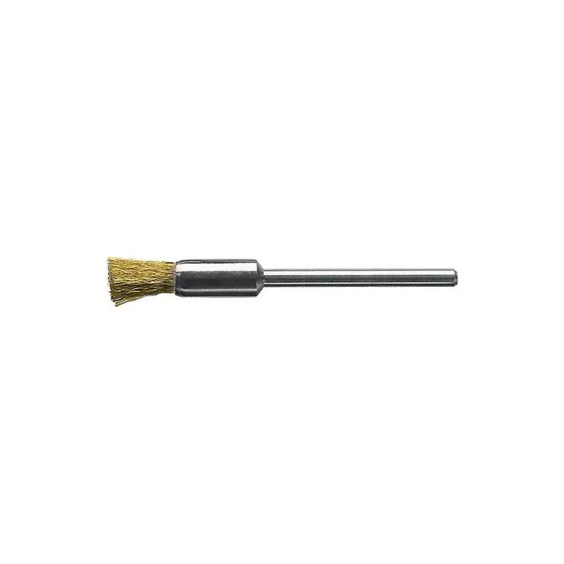LESSMANN miniaturní kartáček mosazný se závitem 5x0,1 mm - Bezpečný nákup