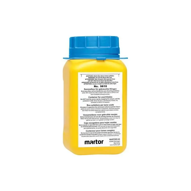 K dispozici - Sběrný box pro čepele Martor