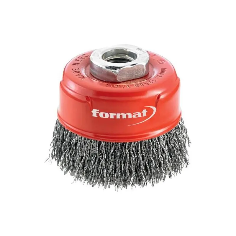 Hrncový kartáč Longlife ocel M14 vlnitý 60x mm FORMAT - Rychlé doručení