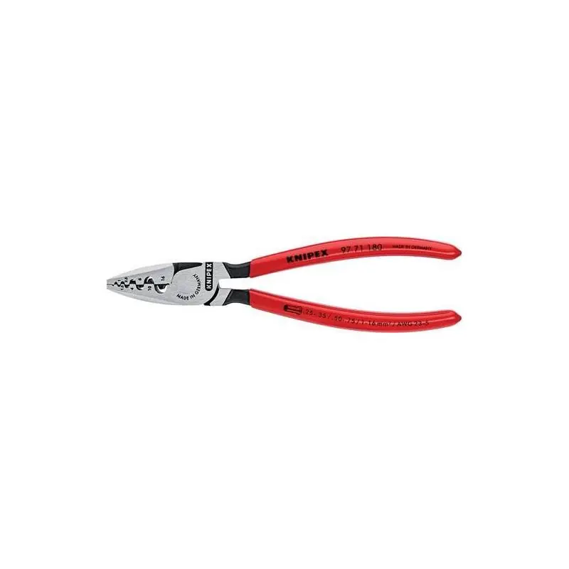 Velmi populární - Kleště krimpovací 180 mm leštěné KNIPEX