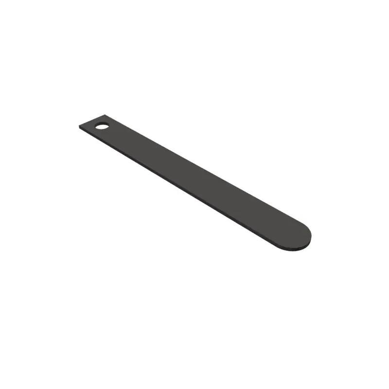 Leaf spring, L 80mm, width 10mm - Skladem
