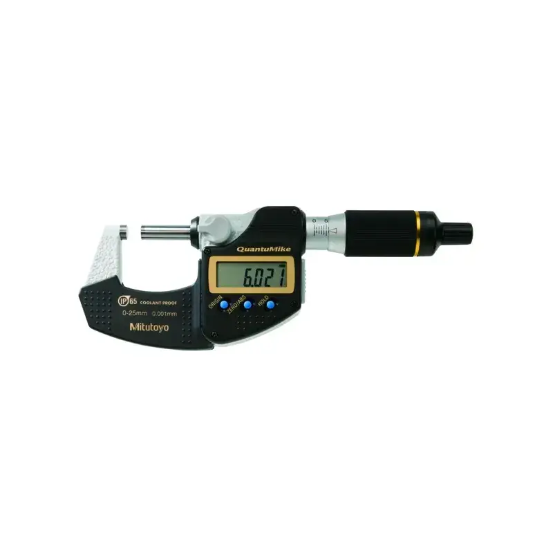 DIGIMATIC Třmenový mikrometr QuantuMike IP65 0-25 mm | Novinka v sortimentu