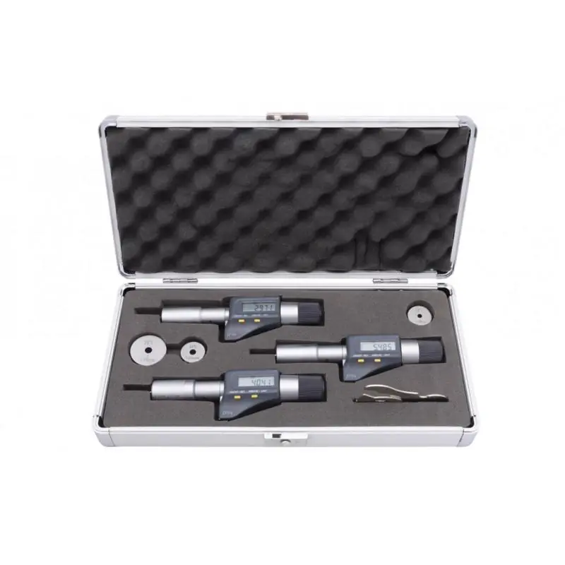 Sada digitálních třídotekových mikrometrů (dutinoměrů) KINEX - 3-6 mm, DIN 863, IP 54 | Bezpečný nákup
