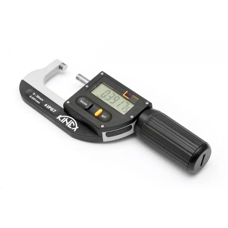Doprodej zásob | Digitální mikrometr třmenový KINEX ICONIC Labo 30-66mm, 0,001mm, DIN 863, IP 67