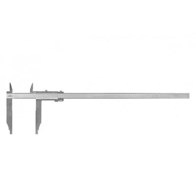 Posuvné měřítko s jemným stavěním KINEX 2000 mm, 150 mm, 0,02 mm, s horními noži, ČSN 25 1231, DIN 862 | Bestseller