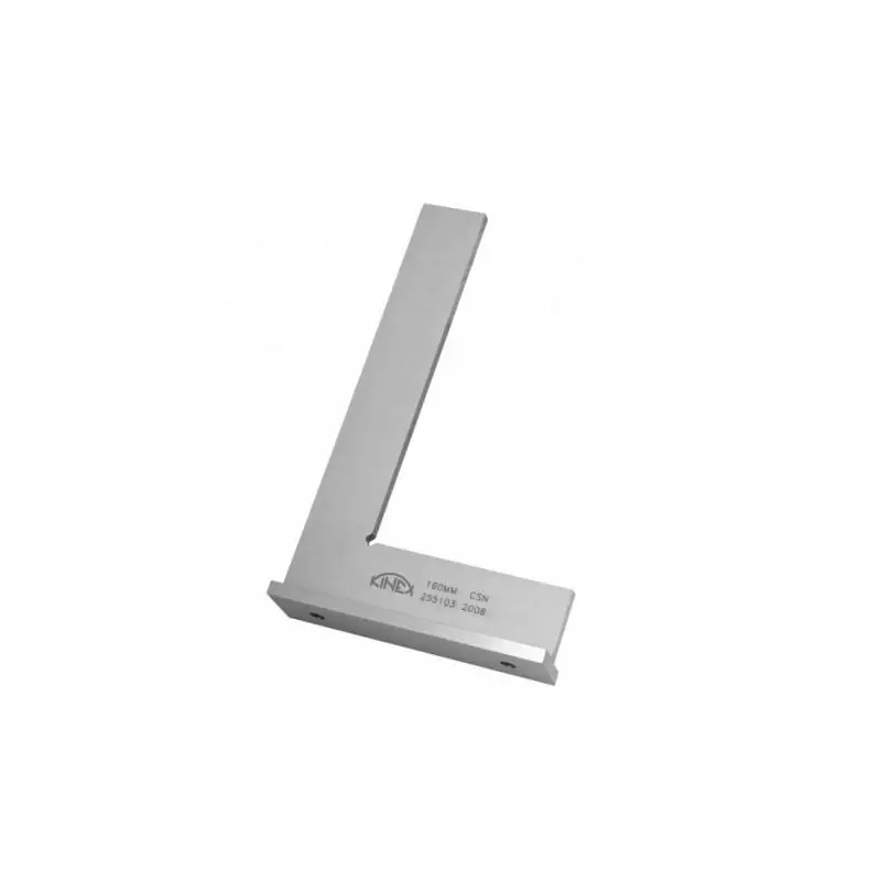 Rychle mizí | Úhelník přesný příložný KINEX 63x40 mm, tř.př.2, typ B-kalený, ČSN 25 5103