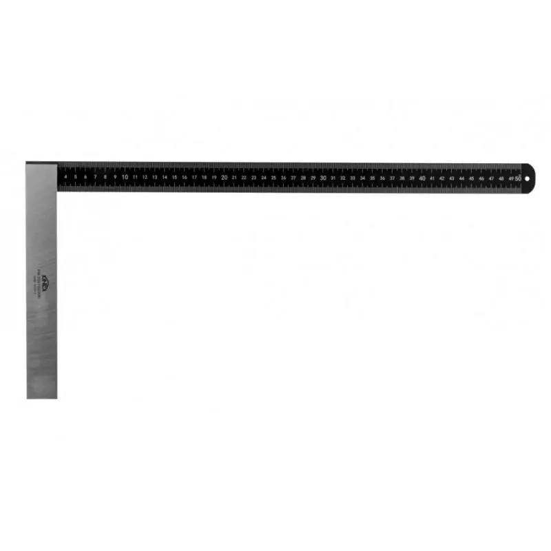 Úhelník tesařský s mm dělením KINEX BLACK COAT 500x230 mm | Špičková kvalita