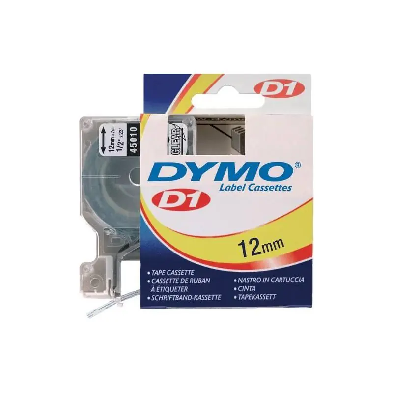 45012 Psací pásky červené /transp. 12 mmx7m Dymo - Novinka