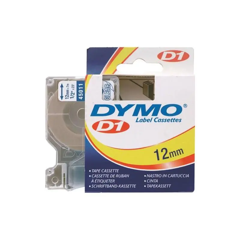 Outlet | 45011 Psací pásky modré/transp. 12 mmx7m Dymo