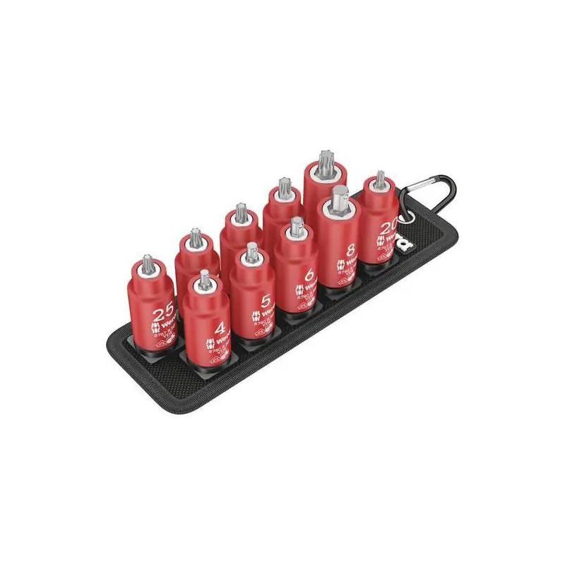 Extra sleva - Sada šroubováků WERA 3/8" VDE, T20-45 a I-6kt. 4-8 mm (05004930001)
