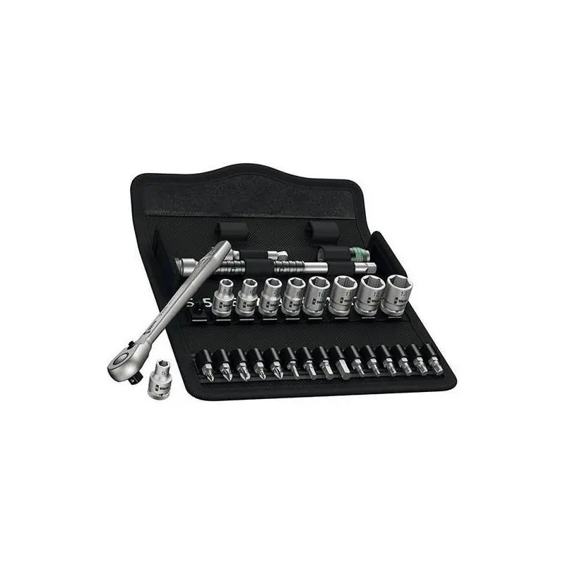 Sada kovových ráčnových hlavic, pohon 1/2", Zyklop 8100 SC 8, Wera 05004078001 - Už jen pár kusů