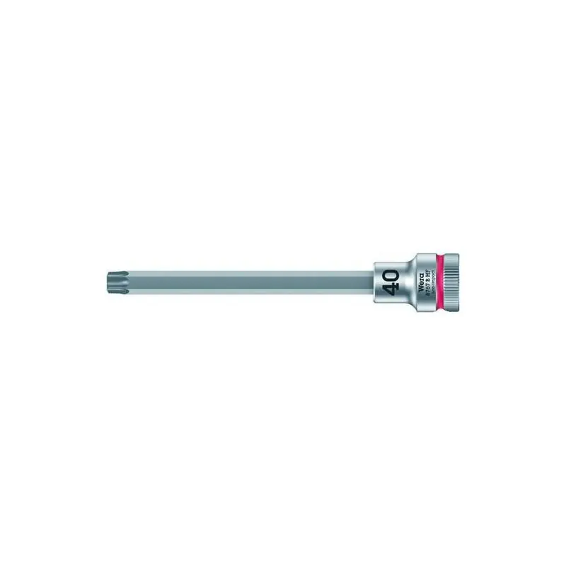 Zástrčný nástavec Torx T40x107 mm, s přidržovací funkcí, upínací část 3/8" Wera | Doprodej zásob