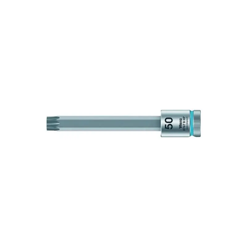 Špičkový produkt - Zástrčný nástavec Torx T50x107 mm, s přidržovací funkcí, upínací část 3/8" Wera