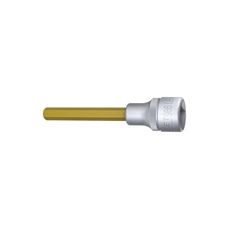 Novinka | HAZET Šroubovací bitová hlavice 1/2" s vnitřním šestihranem, 8x100 mm
