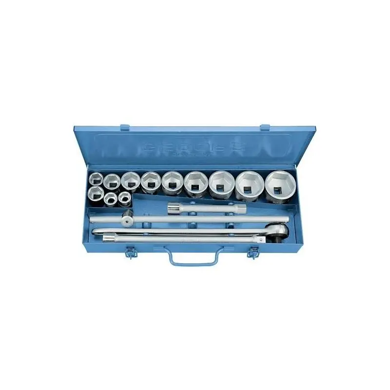 Ušetřete nyní - Sada nástrčných klíčů 3/4", šestihran, 16dílný, 22-60mm, 32 FMU-2, Gedore 6281150