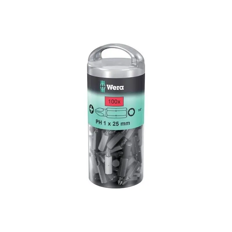 Nově v nabídce - Bit 1/4" DIN3126 E6,3 PZ2x25 mm 100ks v balení Wera