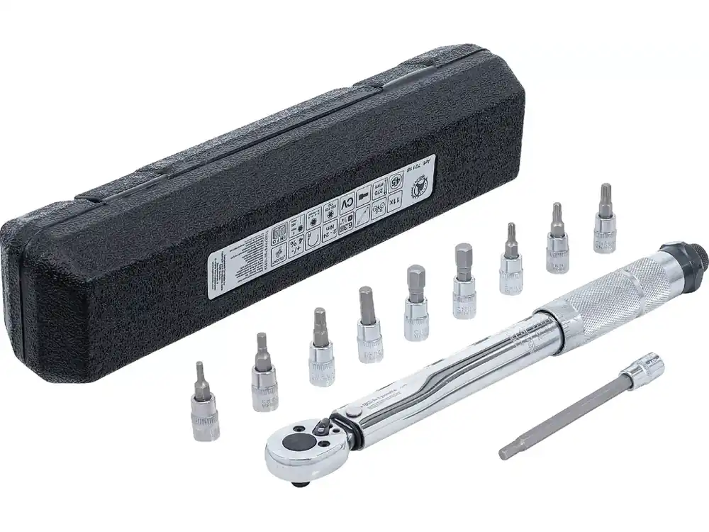 Sada momentových klíčů 1/4", 2 - 24 Nm, 11 ks, BGS - B72118 - Ušetřete nyní