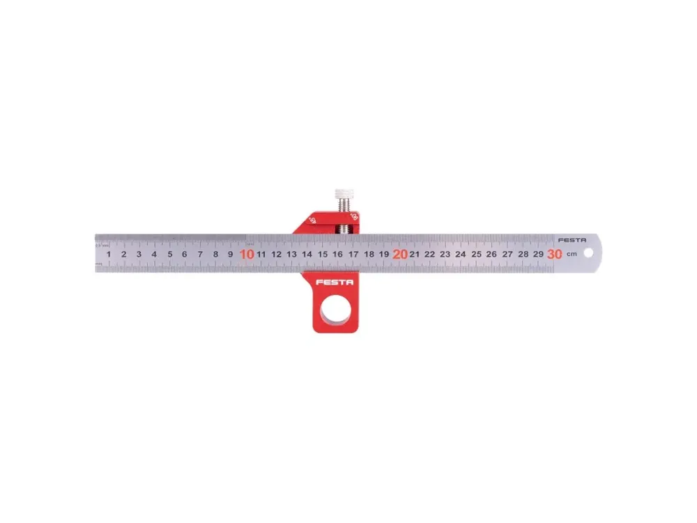 Měřítko FESTA nerezové 300mm s magnetickým posuvným dorazem s uhly 90°/45° | Kvalitní produkt