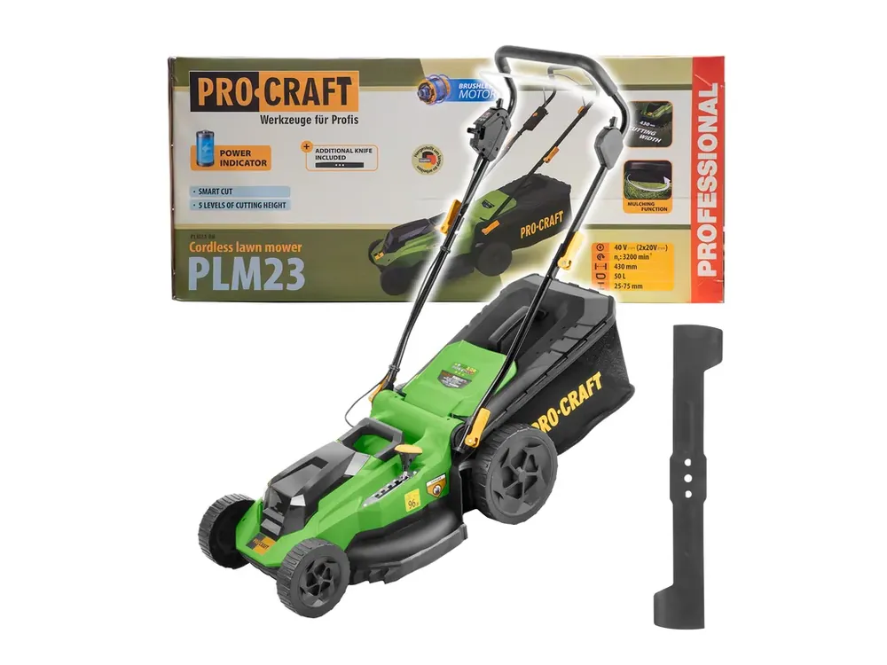Velká sleva | Aku sekačka Procraft PLM23bb (bez baterie a nabíječky) PLM23bb