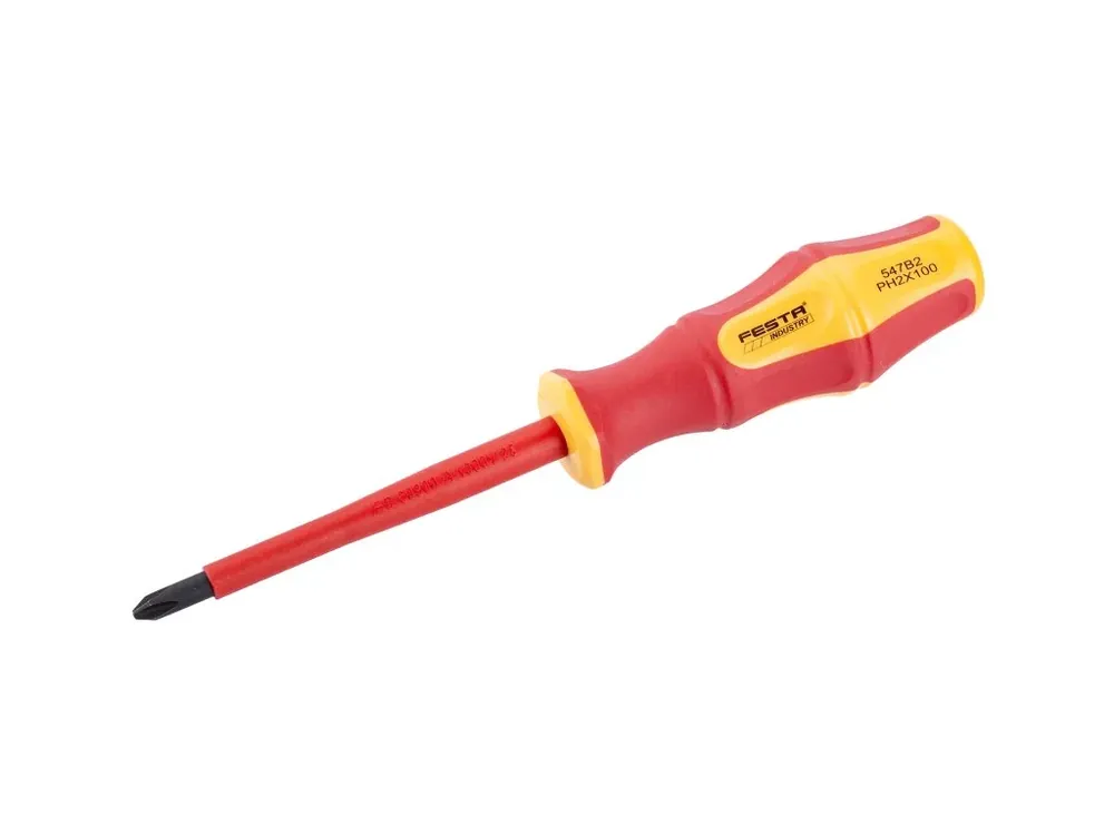 Šroubovák elektro FESTA INDUSTRY CrV PH 2x100mm VDE - Snížená cena