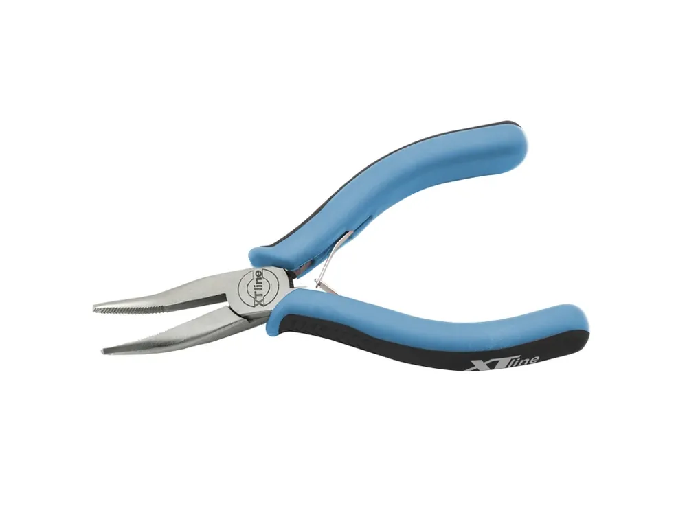 Akční cena - XTLINE Kleště zahnuté softgrip 125 mm