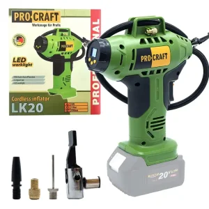 Aku kompresor Procraft LK20 (bez baterie a nabíječky) LK20 | Akční cena