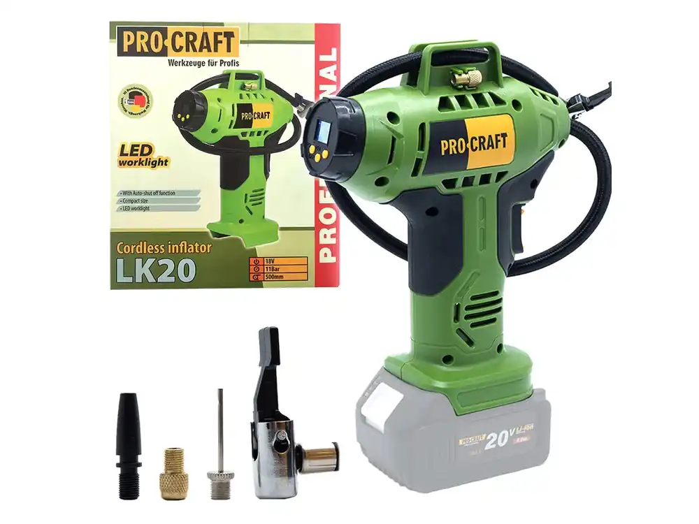 Aku kompresor Procraft LK20 (bez baterie a nabíječky) LK20 | Akční cena