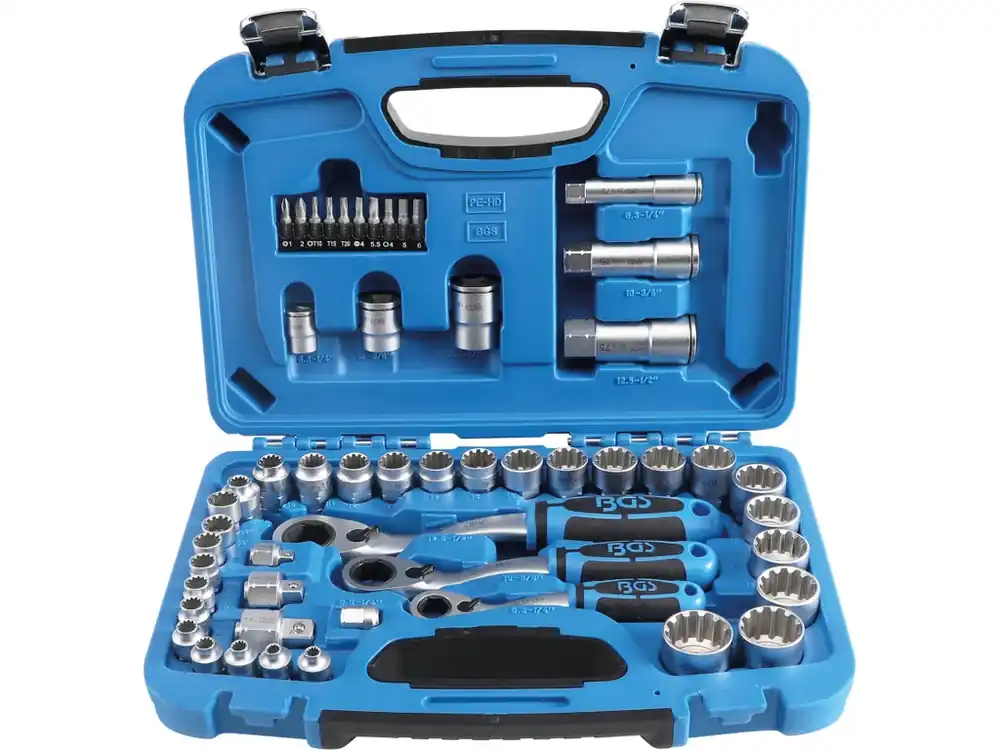 Vysoká kvalita - Průchozí gola sada, Gear Lock, 4,5 - 25 mm, 52 ks - B2181