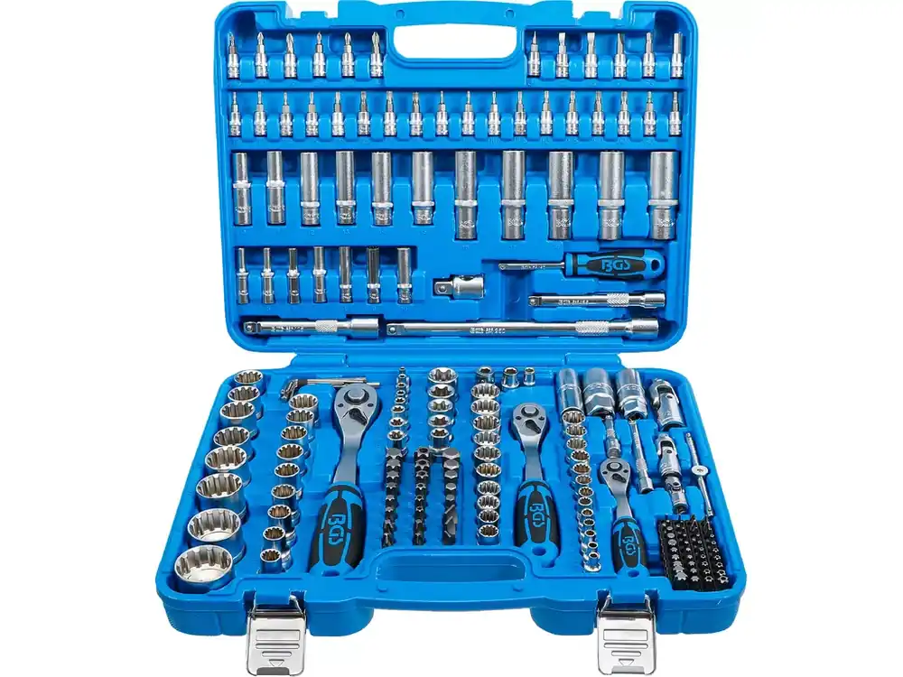 Gola sada a sada nástrčných klíčů "Gear Lock", 1/4", 3/8" a 1/2", 192 ks - Tovární cena