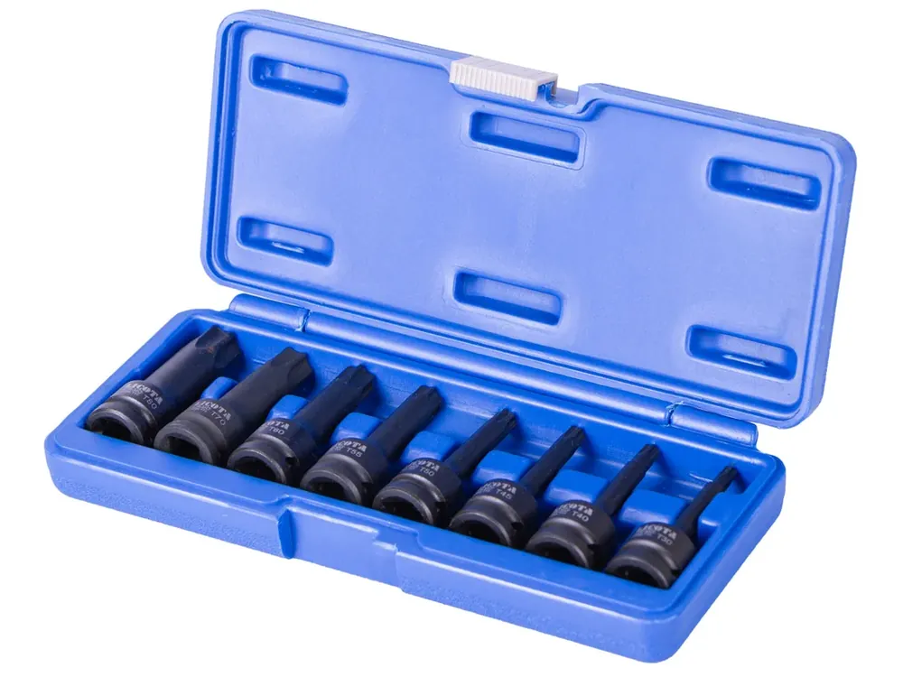 Sada vnějších nástrčných klíčů TORX 1/2", 8 ks - LIASA40002 | Nejlepší cena