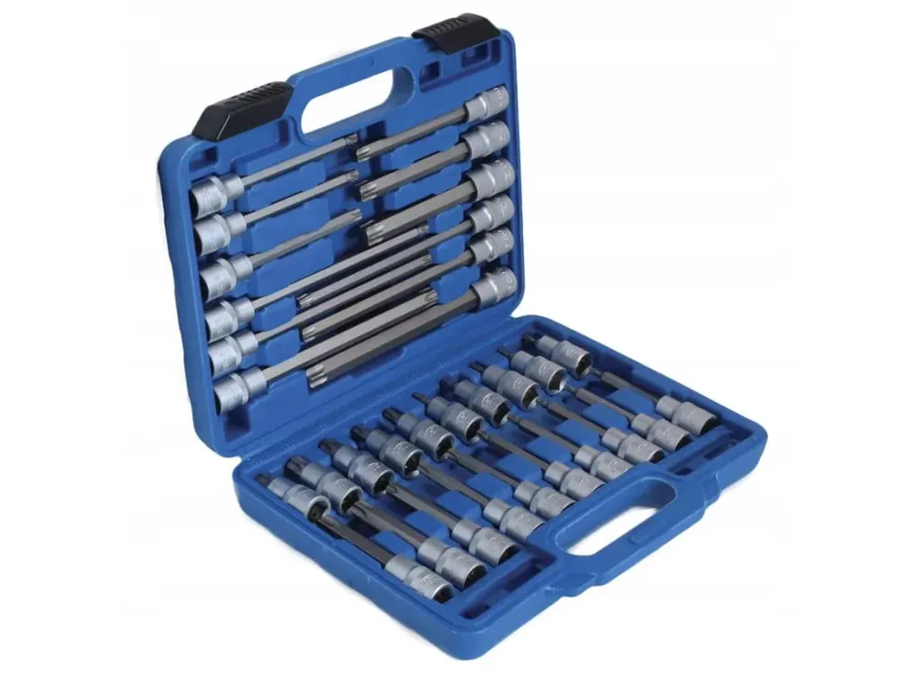 Sada hlavic s bity Torx, 1/2", T20 - T70, 32 ks - SST3212 | Objednat nyní