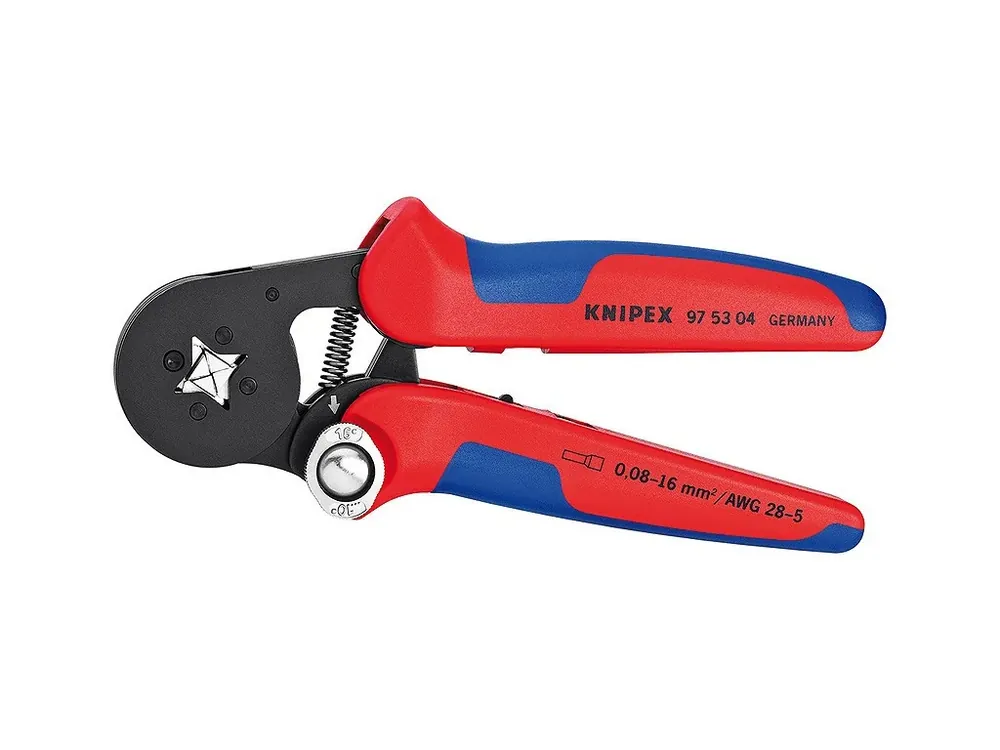 Samonastavitelné kleště pro lisování kabelových koncovek brunýrované 180 mm - 975304 - Top produkt