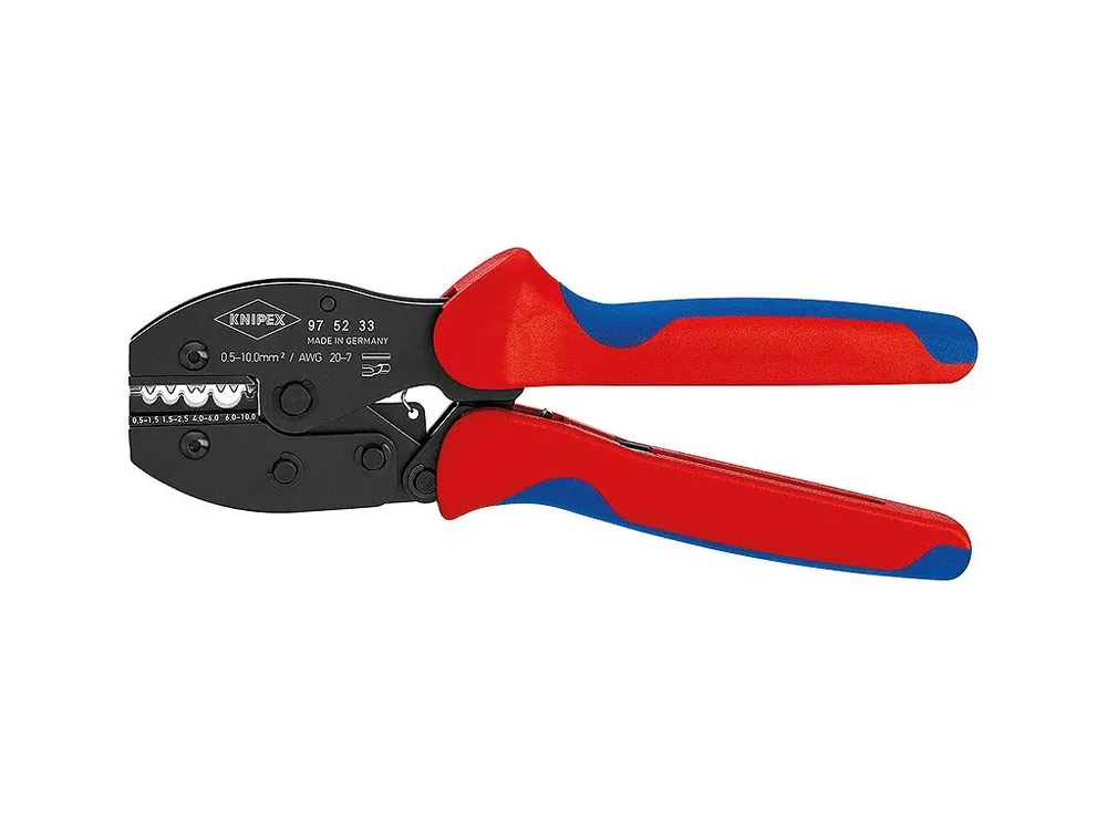 Novinka v sortimentu | Krimpovací kleště KNIPEX PreciForce ® brunýrované 220 mm - 975233