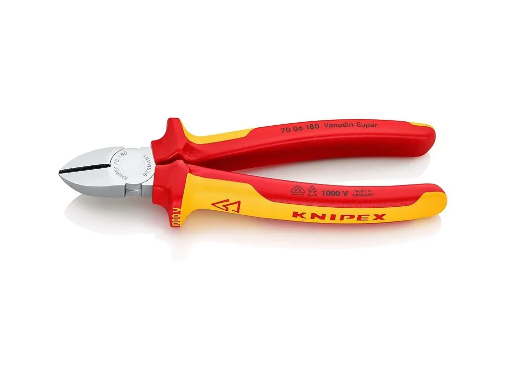 Boční štípací kleště chromované 180 mm - 7006180 - Cenový hit