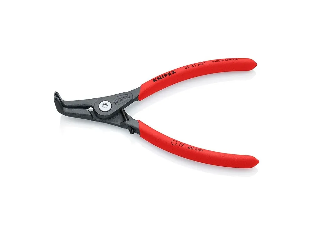 Nejlepší cena | Vnější zahnuté kleště na pojistné kroužky 165 mm - 4941A21 Knipex