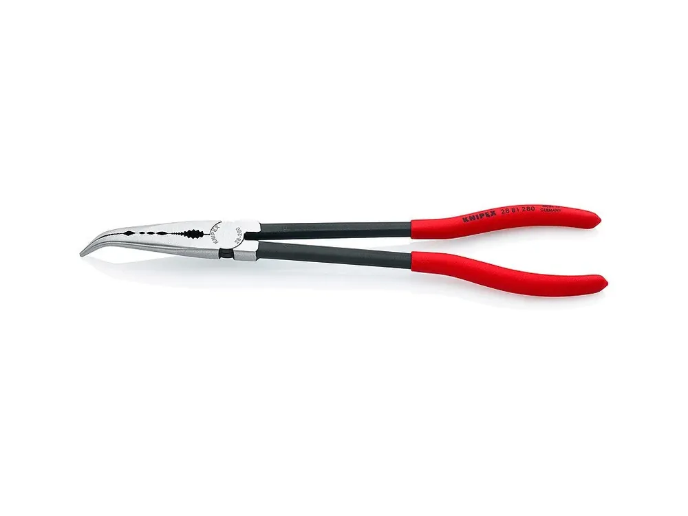 Montážní zahnuté půlkulaté kleště 280 mm Knipex extra dlouhé - 2881280 - Rychlé odeslání
