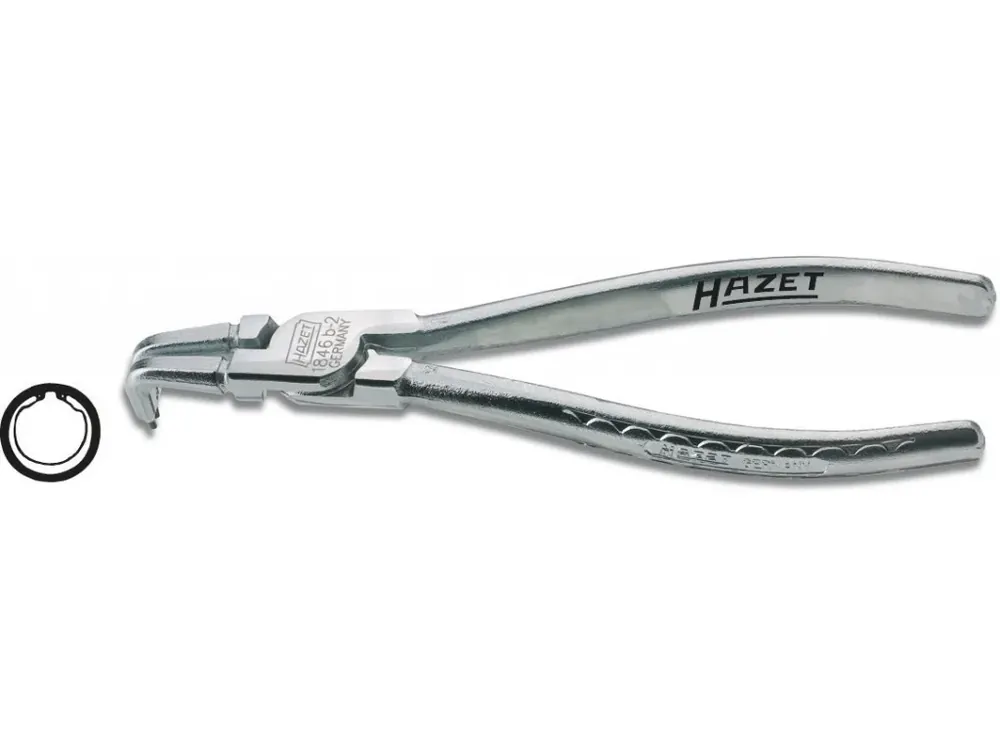 Vnitřní zahnuté kleště na pojistné kroužky 310 mm, Hazet 1846B-4 - Rychlá expedice