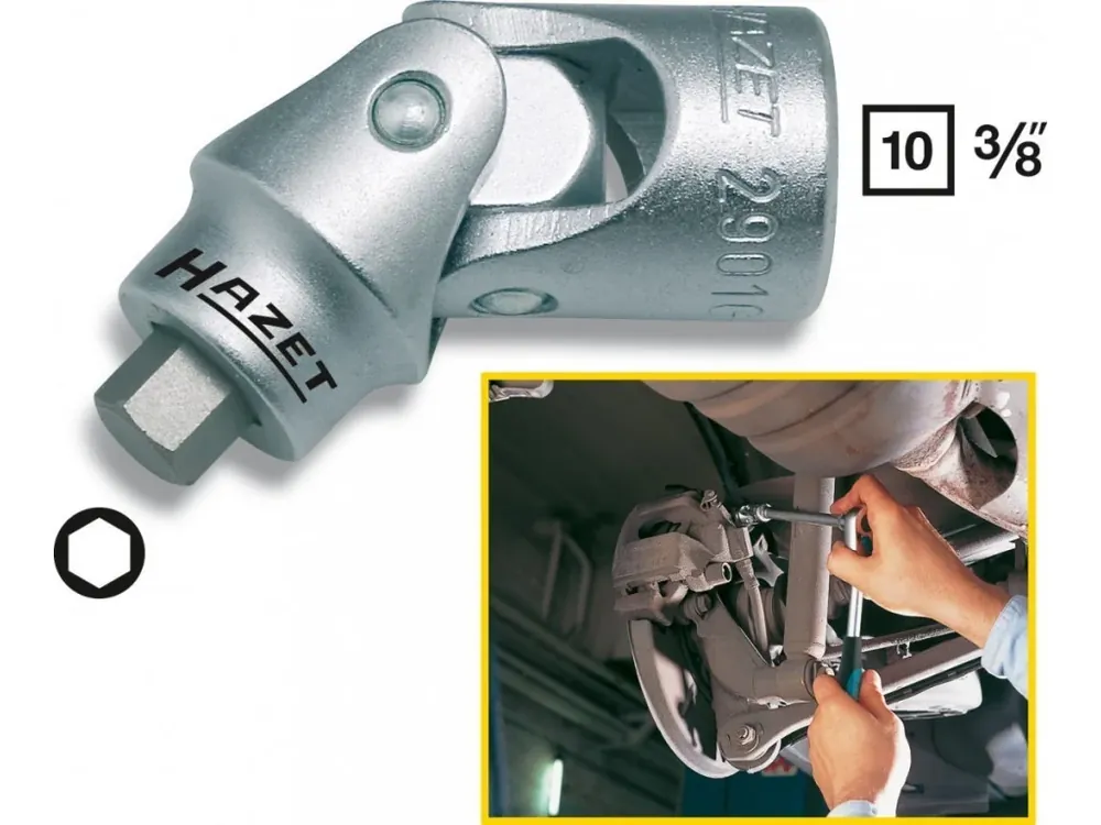 Top cena | Hlavice s bitem a kardanovým kloubem 3/8" S7, Hazet 2901G-7