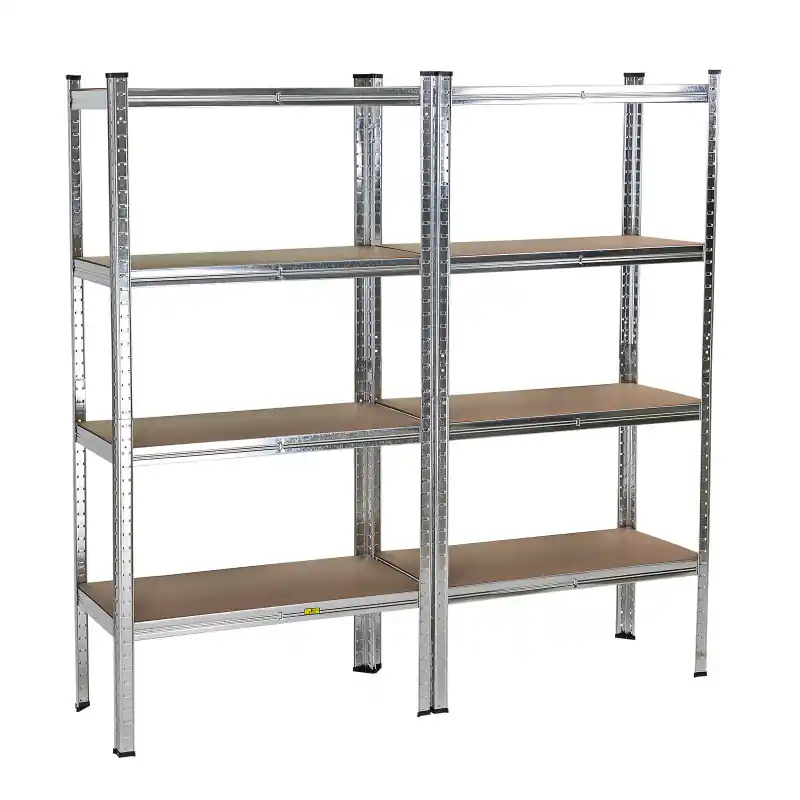 Premium | DEMA Bezšroubový regál 8P 65 kg 160x160x40 cm Twin