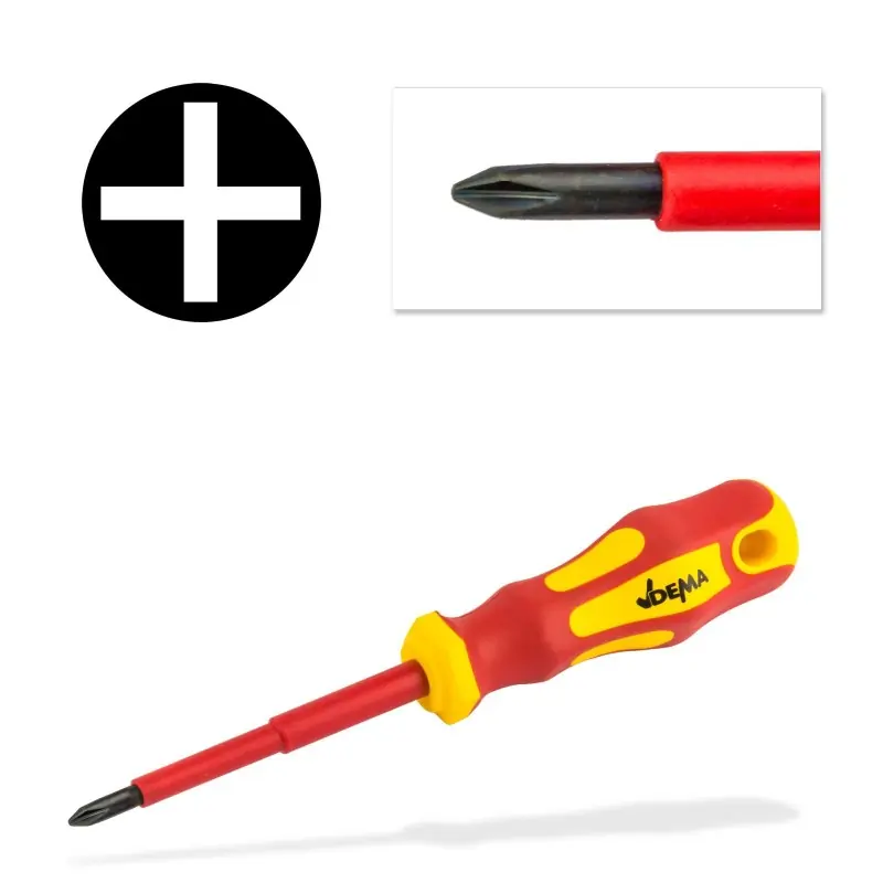 Speciální nabídka | DEMA Elektrikářský šroubovák křížový izolovaný PH1x80