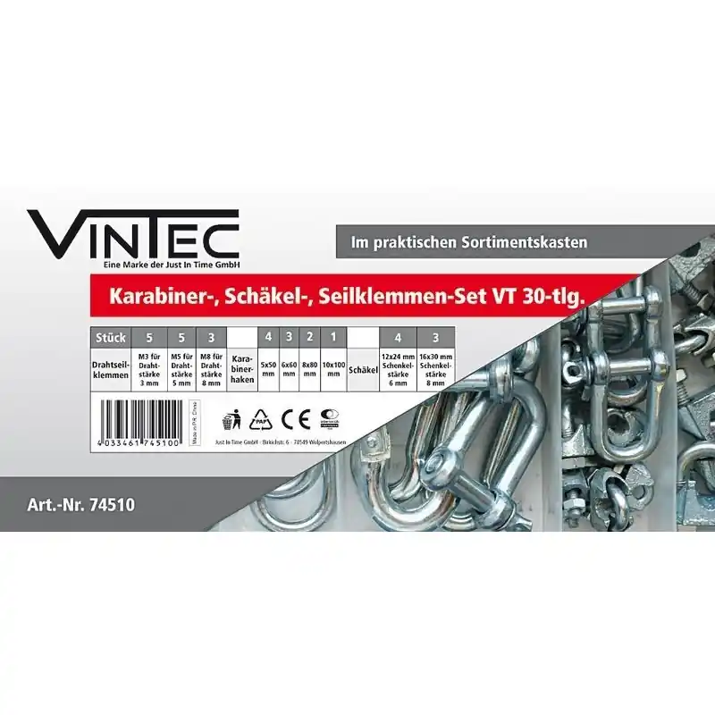 Vintec Karabiny a svorky VT 30 - Blesková nabídka