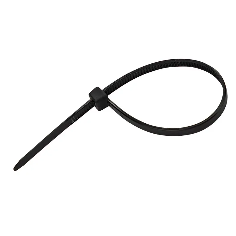 KesTek Stahovací pásky plastové 3,6x150 mm, černé, 50 ks | Prémiová kvalita