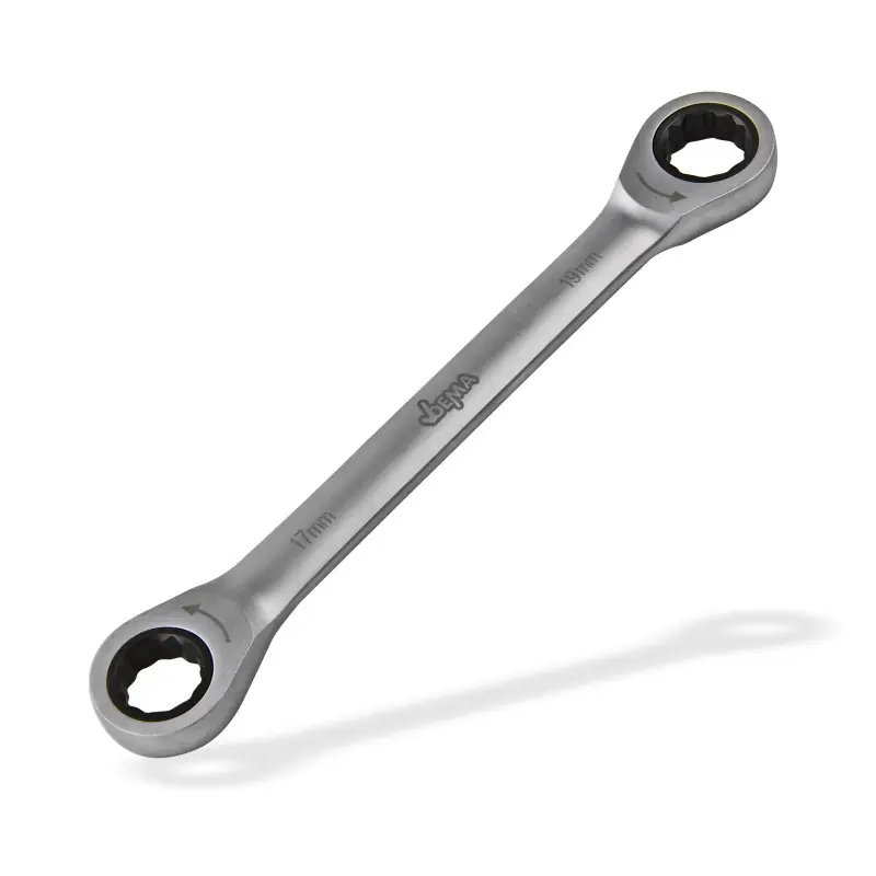 Profesionální kvalita | DEMA Klíč očkový ráčnový 17 x 19 mm