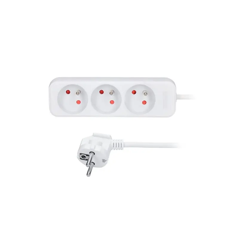 Do košíku - SOLIGHT Prodlužovací kabel se 3 zásuvkami, 3 m, bílý